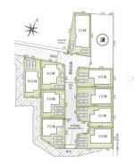 全体区画図　ご覧の物件は9号棟です。