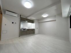 リビング　リビングにはエアコン付きです。