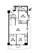 間取り　風通しよく、過ごしやすい3LDK