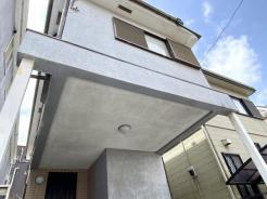 外観　青空に映える外観。