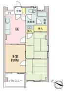 間取り　使い勝手の良い3DK