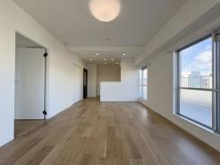 リビング　会話がはずむくつろぎのリビング。14.5帖です。