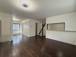 リビング　22.25帖の開放感のあるリビング。
