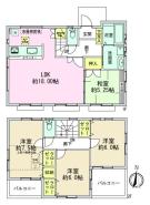 間取り　ファミリーにもおすすめの4LDK