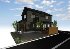 プラン例(外観パース) 建物プラン例 建物面積約29坪