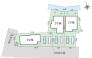 全体区画図　ご覧の物件は1号棟です。