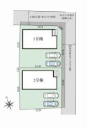 区画図 ご覧の物件は2号棟です