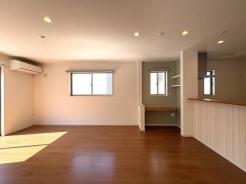 リビング 南向きの居心地の良いリビング。