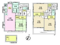 間取り 4LDKの広々とした間取りは、夫婦の寝室に加えて子供部屋2つをしっかりと確保できるゆとりある設計です。成長していく2人のお子様のライフスタイルにも末永く寄り添ってくれます。