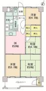 間取り 四部屋とDKが組み合わさった間取り図からは、部屋ごとに用途を分けられるゆとりが見て取れます。趣味の道具を広げる部屋も、来客用の部屋も無理なく確保できます。