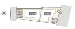区画図 ご覧の物件は1号棟です